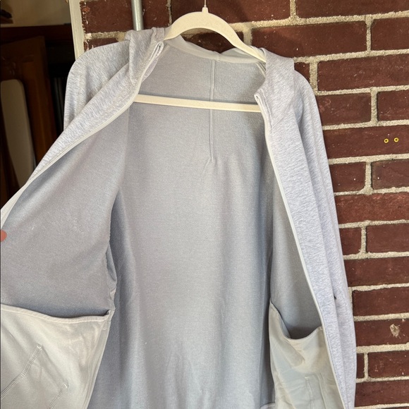 Men's Lululemon City Sweat Full Zip Hoodie L Gray Sweatshirt - Picture 5 of 7